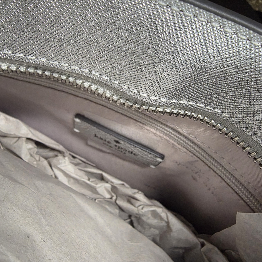 Kate Spade Silver Tote Bag - Picture 5 of 8